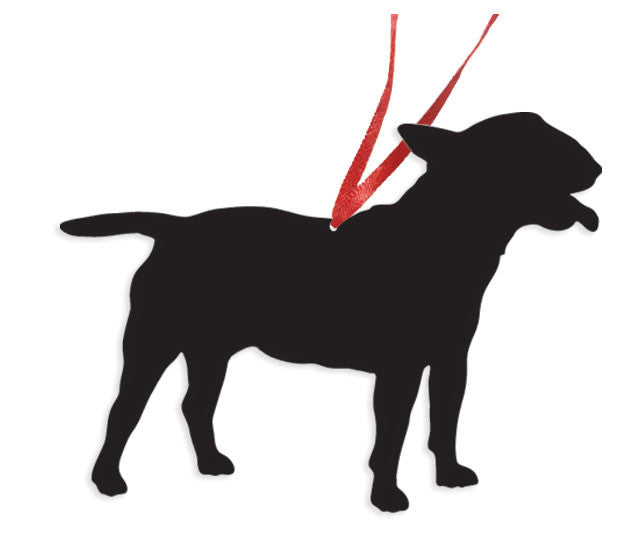 Bull Terrier Plant Stake