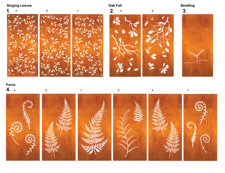 Outdoor Metal Patio Privacy Screen Panels (60” &amp; 72”) – Heavy-Duty Steel for Deck &amp; Backyard