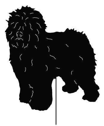 Old English Sheepdog Garden Stake or Wall Hanging (2)