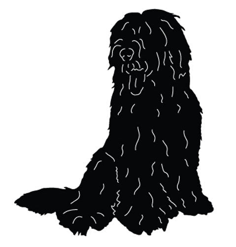 Old English Sheepdog Garden Stake or Wall Hanging (3)