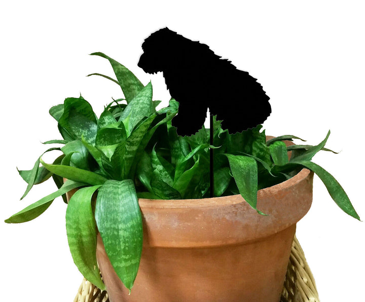 Old English Sheepdog Ornament or Plant Stake (Style 1 - Tail-less)