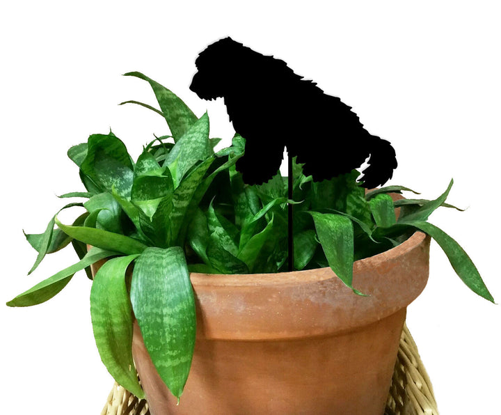 Old English Sheepdog Ornament or Plant Stake (4)
