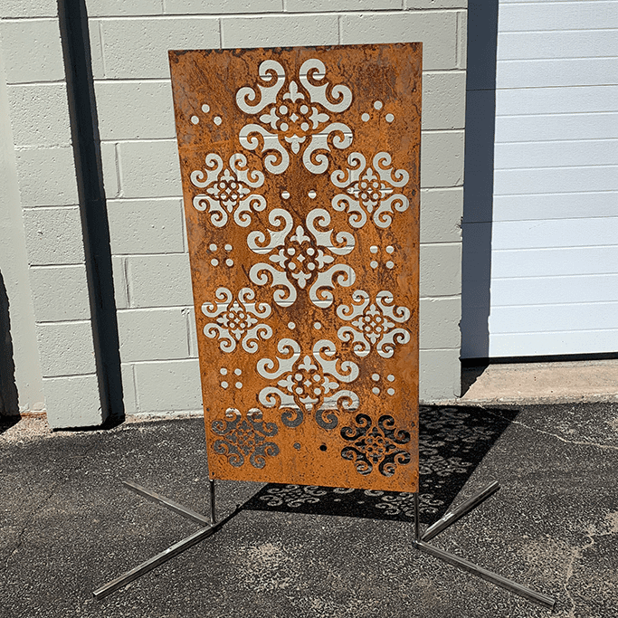 Outdoor Privacy Panels or Metal Wall Sculptures (46" Inch)