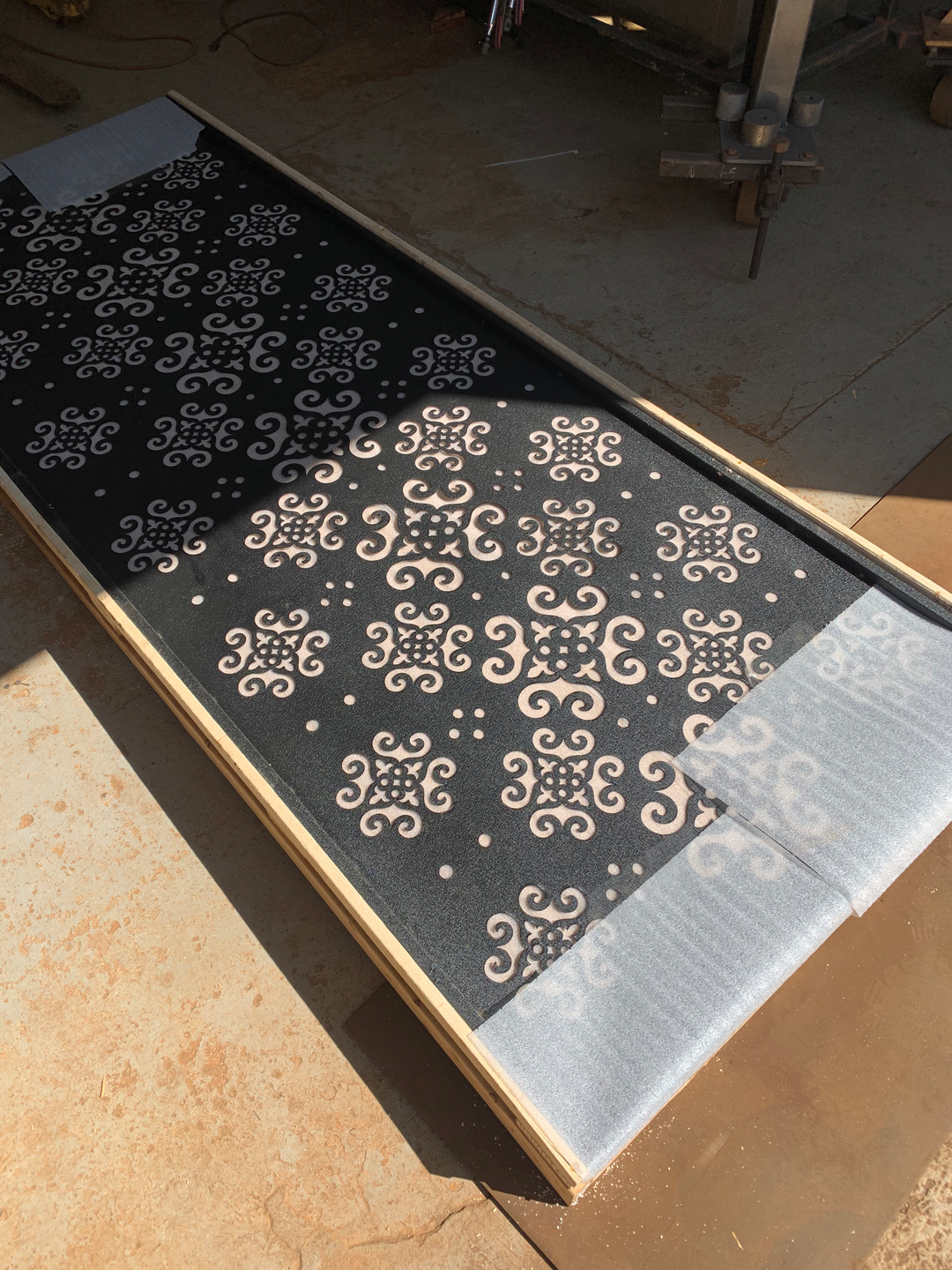Outdoor Metal Privacy Screen Panel (Optimum) – Heavy-Duty Steel for Patio &amp; Fence (60” &amp; 72”)