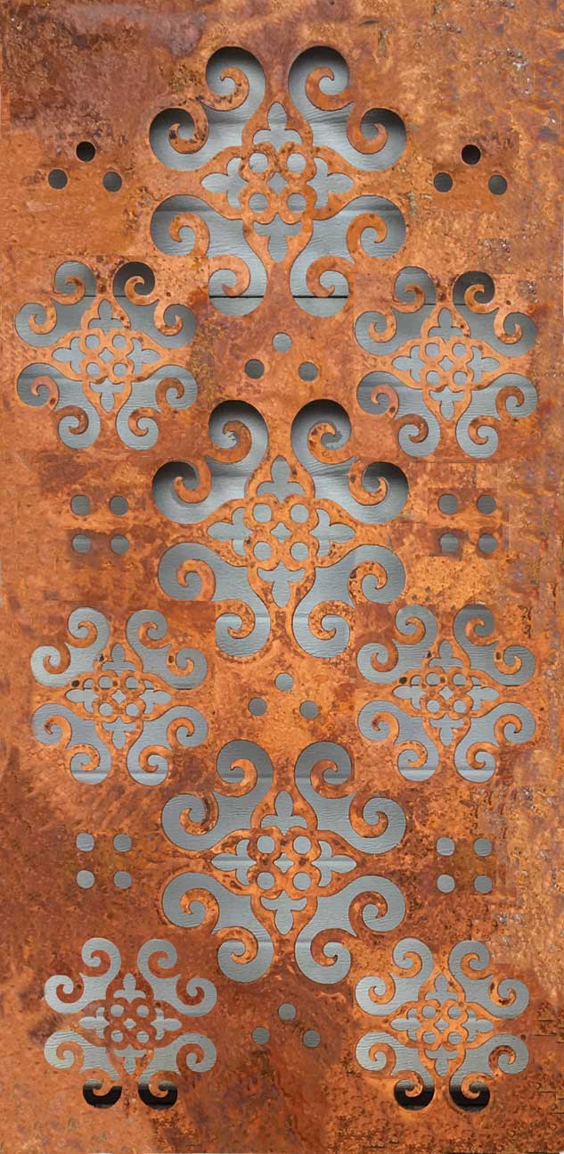 Outdoor Privacy Panels or Metal Wall Sculptures (46" Inch)