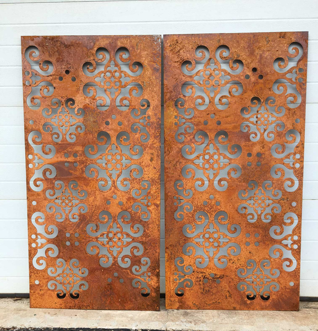 Outdoor Privacy Panels or Metal Wall Sculptures (46" Inch)