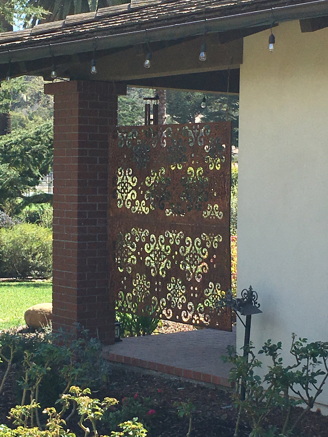 Outdoor Privacy Panels or Metal Wall Sculptures (46" Inch)