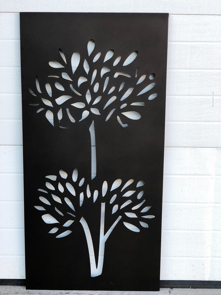 Large Outdoor Metal Privacy Screen Panels (60” &amp; 72”) – Heavy-Duty Steel for Patio &amp; Fence