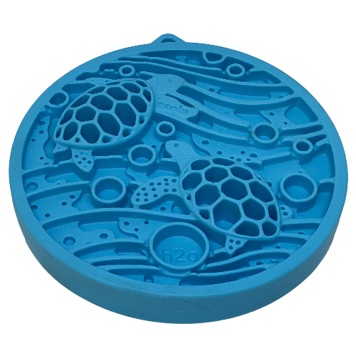 Turtle eMat-Mini Lick Mat with Suction Cups - Small Dogs &amp; Cats | USA