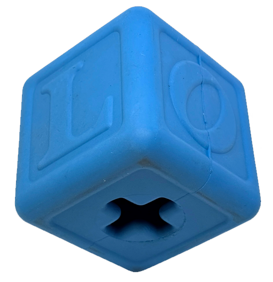 Love Cube eDispenser - Durable Rubber Chew Toy &amp; Treat Dispenser | USA Made