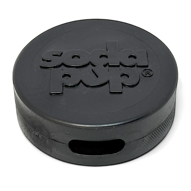 Hockey Puck Bully Stick Holder - Durable Rubber Treat Holder &amp; Chew Toy USA