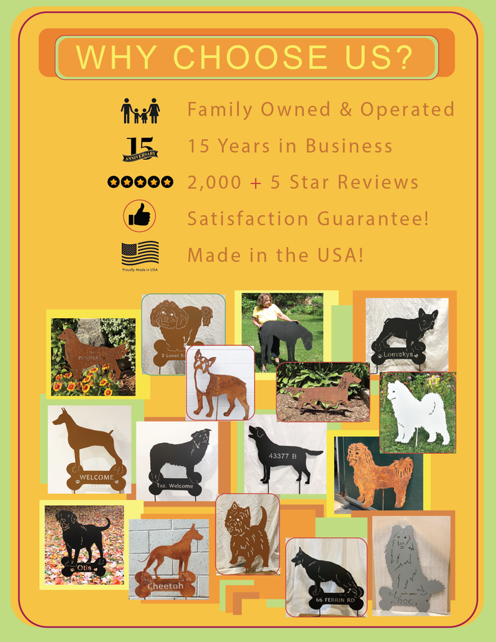 Labradoodle Garden Stake or Wall Hanging (Style 1)