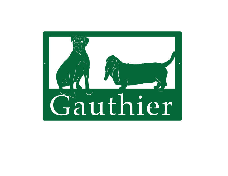 Custom Metal Pet Sign / Personalized Options
