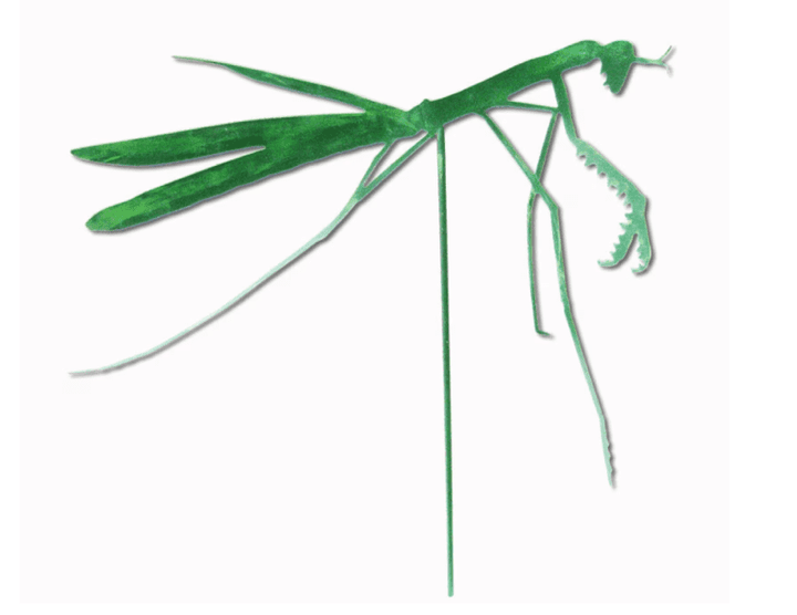 Praying Mantis Garden Stake
