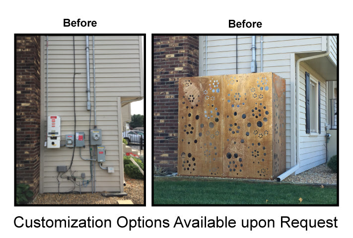 Privacy Panel or Metal Outdoor Wall Art