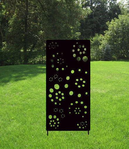 Metal Privacy Screen or Large Metal Wall Art (46" Inch)