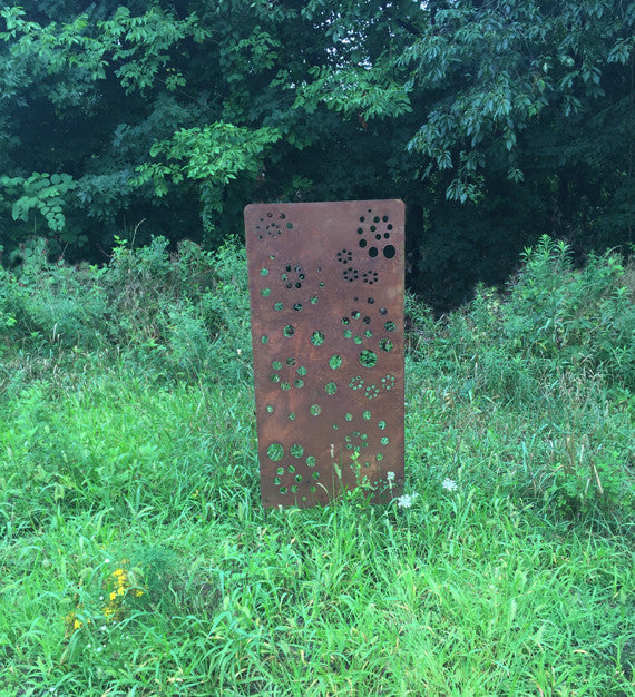 Metal Privacy Screen or Large Metal Wall Art (46" Inch)