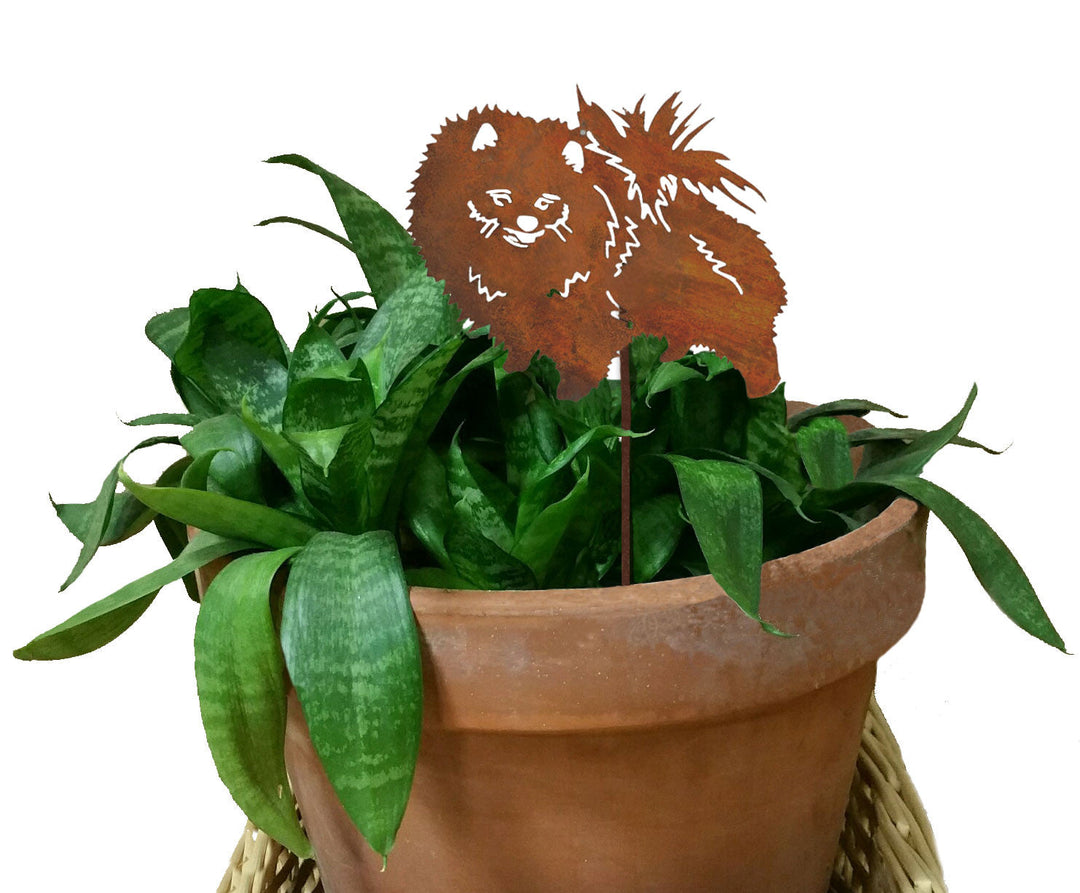 Pomeranian Plant Stake