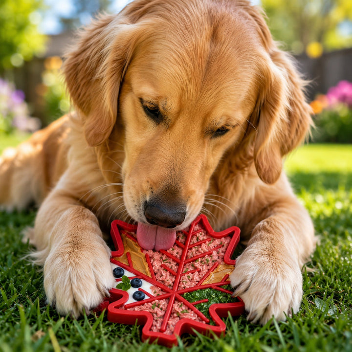 Canadian Maple Leaf Nylon Dog Chew Toy - Indestructible &amp; USA Made