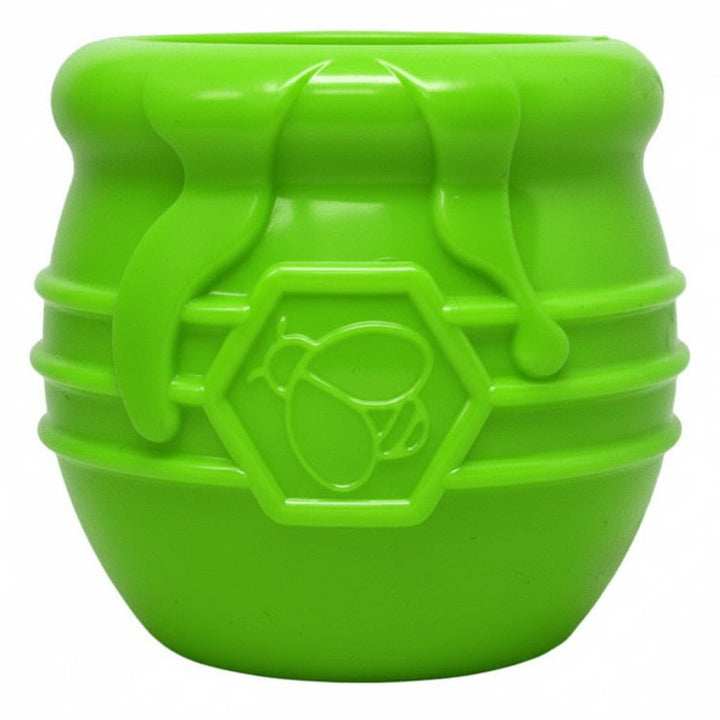 Honey Pot Dog eCup Treat Dispenser | Durable PUP-X Rubber Enrichment Toy | USA Made