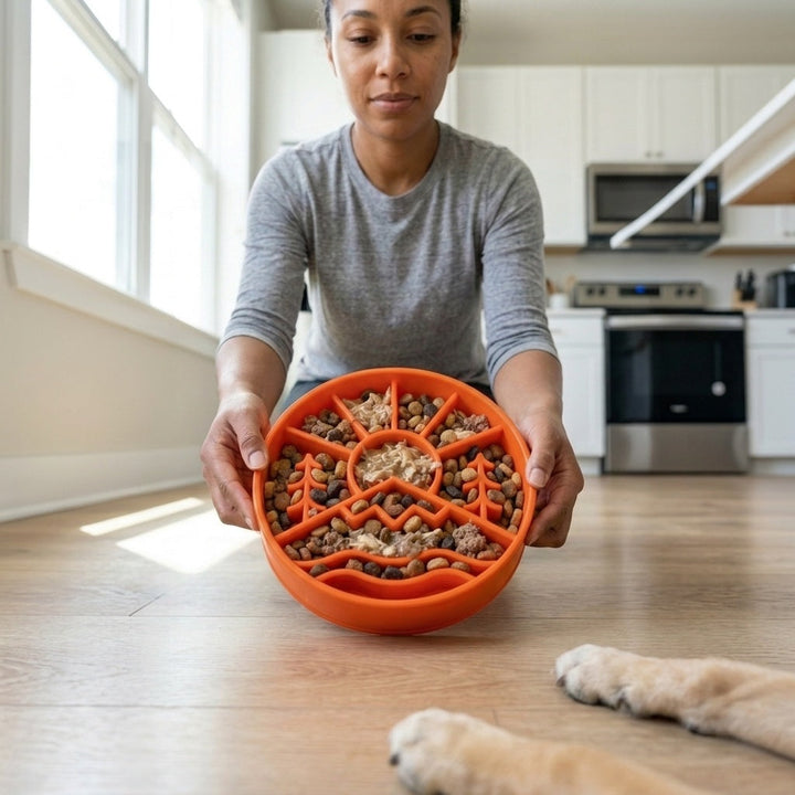Great Outdoors eBowl - Slow Feeder Dog Bowl &amp; Enrichment | USA Made