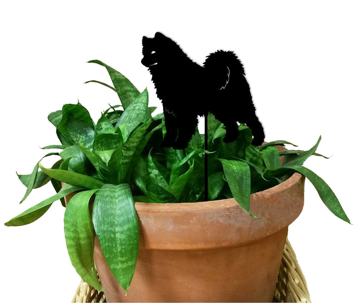 Samoyed Plant Stake