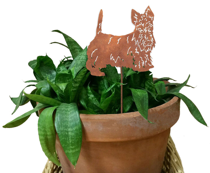 Scottish Terrier Ornament or Plant Stake (style 1)