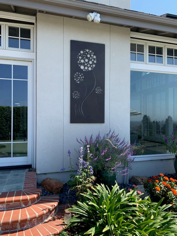 Outdoor Metal Privacy Screen Panel (60” &amp; 72”) – Heavy-Duty Steel for Patio &amp; Fence
