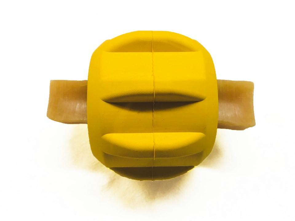 Gear eDispenser - Durable Rubber Yak Chew Holder &amp; Treat Pocket | USA Made