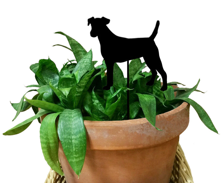 Smooth Fox Terrier Plant Stake