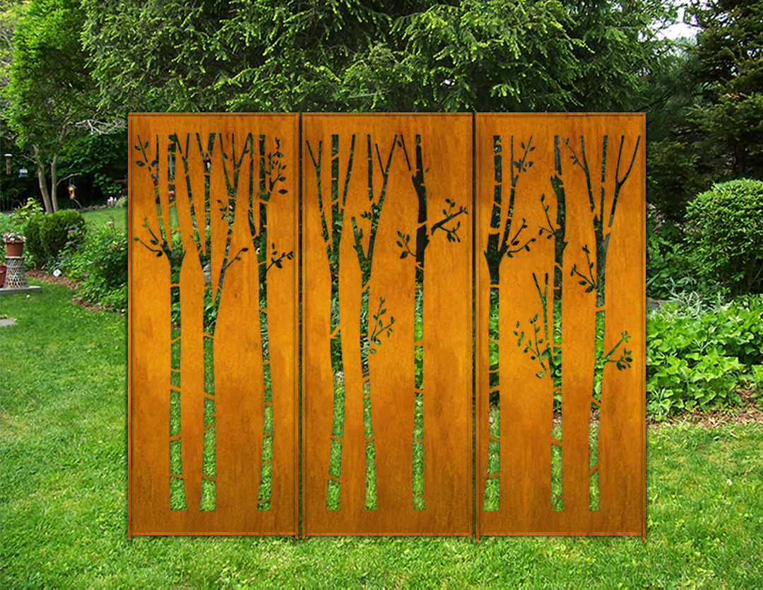 Outdoor Metal Privacy Fence Panels (60” &amp; 72”) – Heavy-Duty Steel for Backyard &amp; Patio