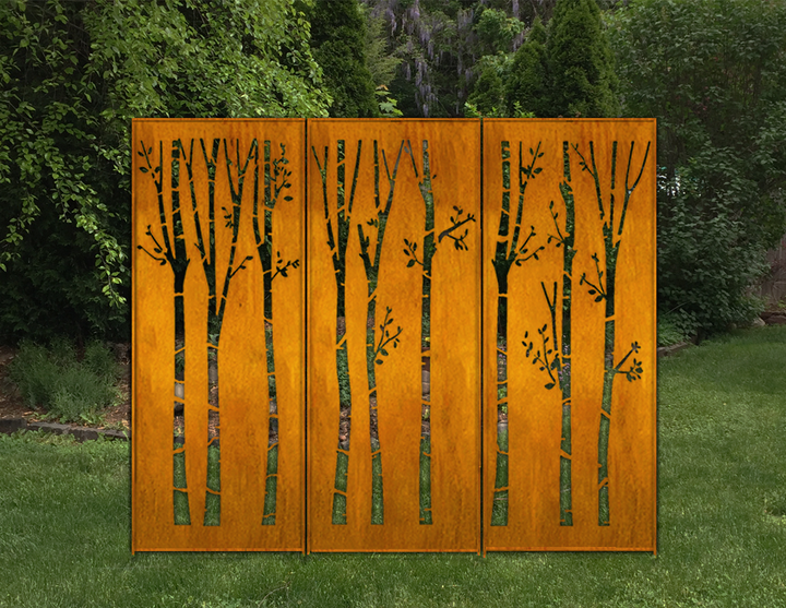 Outdoor Metal Privacy Fence Panels (60” &amp; 72”) – Heavy-Duty Steel for Backyard &amp; Patio