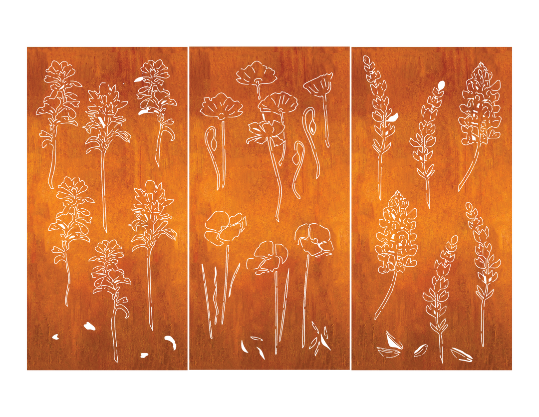 Outdoor Privacy Panel or Metal Wall Sculpture