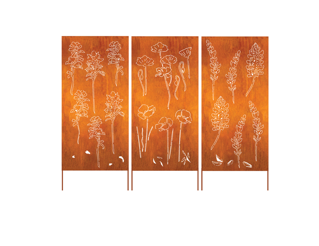 Outdoor Privacy Panel or Metal Wall Sculpture
