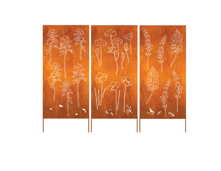 Outdoor Privacy Panel or Metal Wall Sculpture