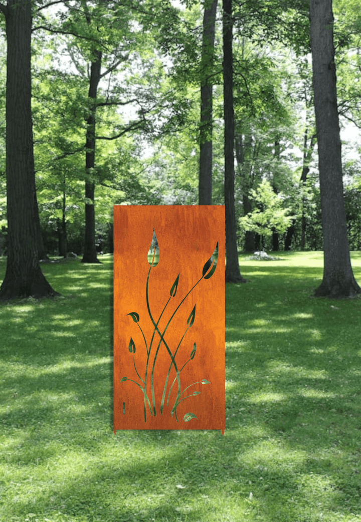 Outdoor Privacy Screens or Outdoor Metal Wall Art (46" Inch)