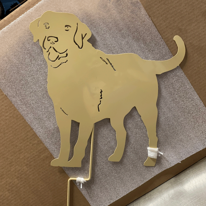 Labrador Statue or Dog Wall Art