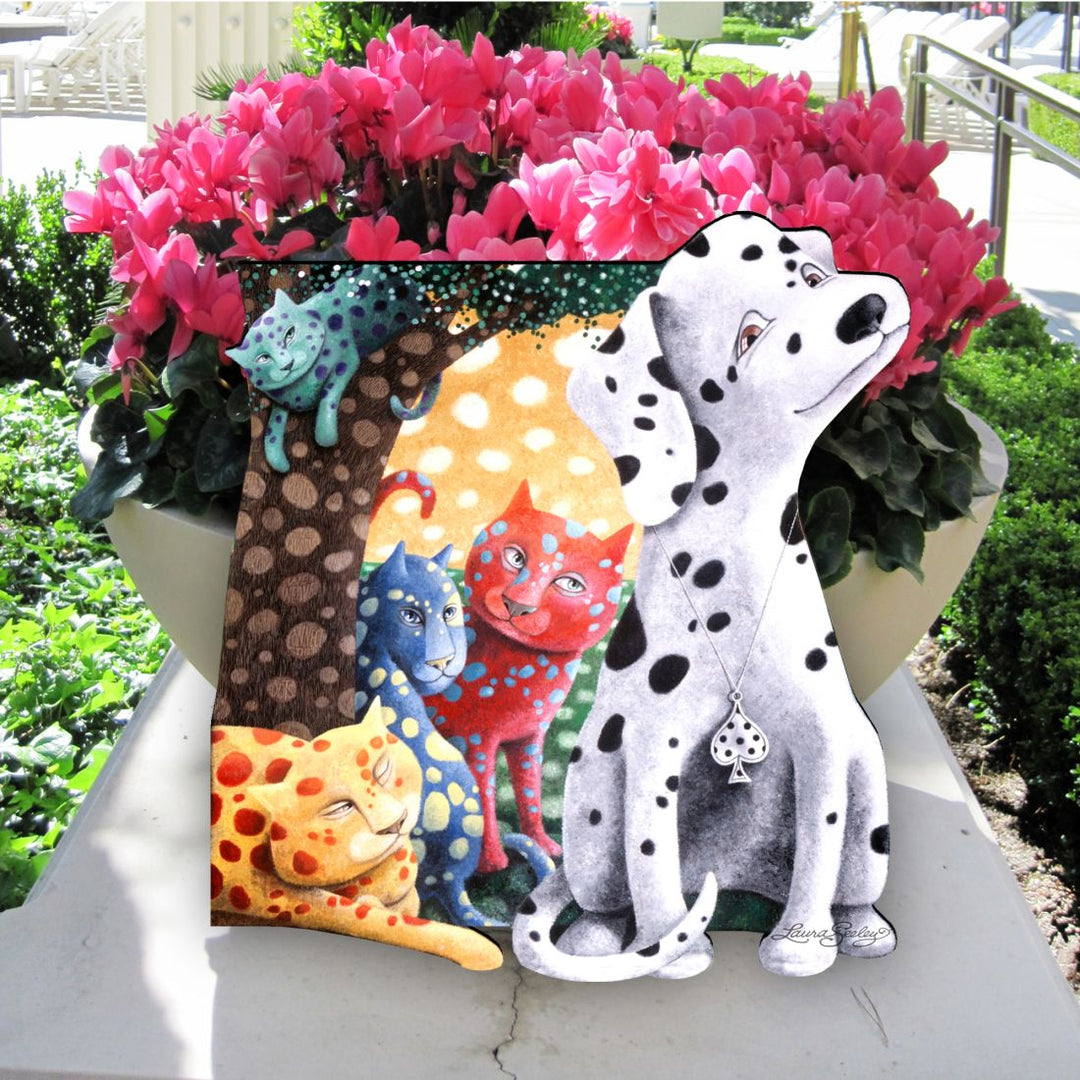 The World We Weave Holiday Door Decor by Laura Seeley - Pets Dog and Cats Decor - 8511013H