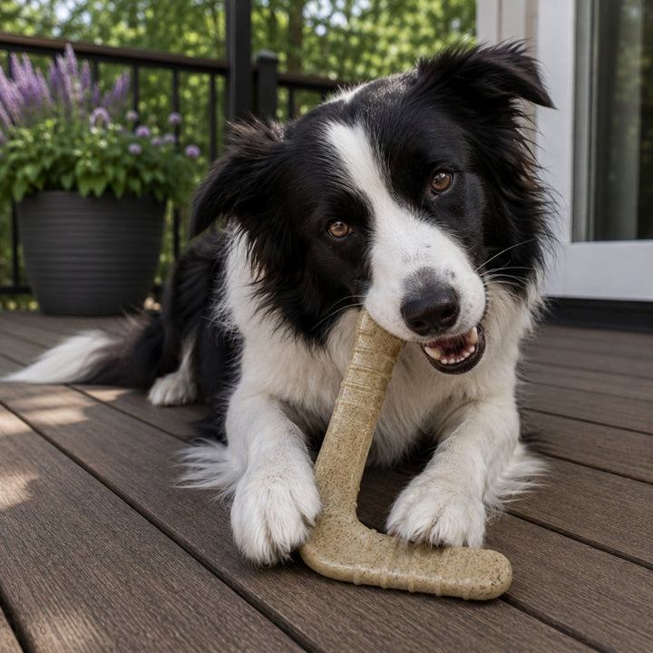 Hockey Stick Nylon Dog Chew Toy - Ultra-Durable for Aggressive Chewers USA