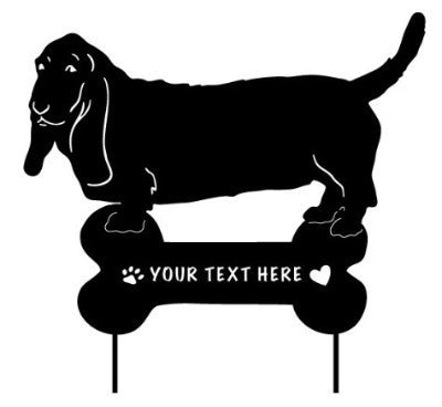 Basset Hound Statue or Dog Wall Art