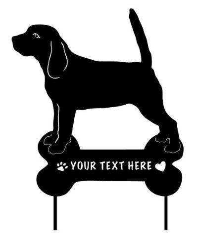 Beagle Garden Stake or Wall Hanging (Standing)