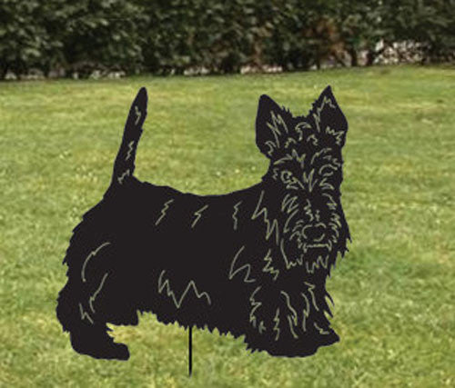 Scottish Terrier Garden Stake or Wall Hanging