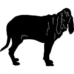 Bloodhound Garden Stake or Wall Hanging
