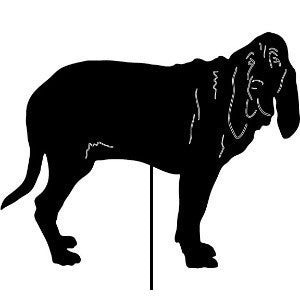 Bloodhound Garden Stake or Wall Hanging