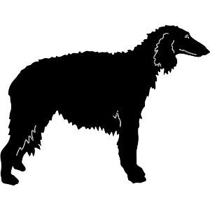 Borzoi Garden Stake or Wall Hanging