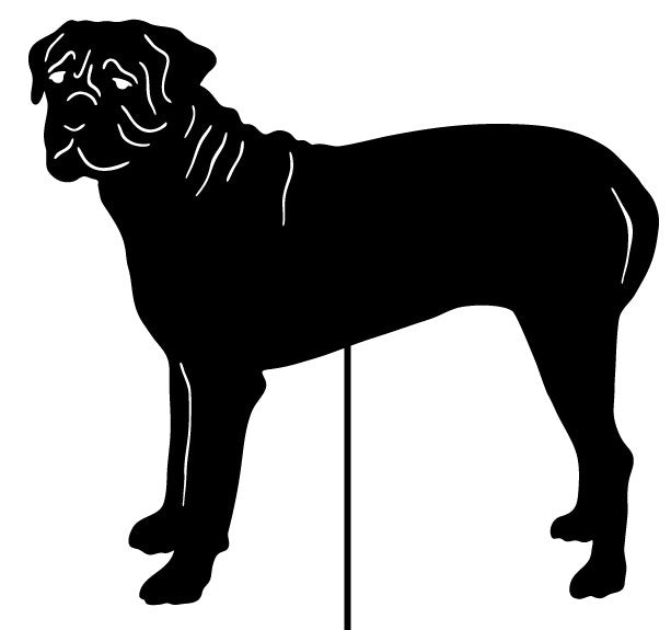 BullMastiff Garden Stake or Wall Hanging (Style 1)