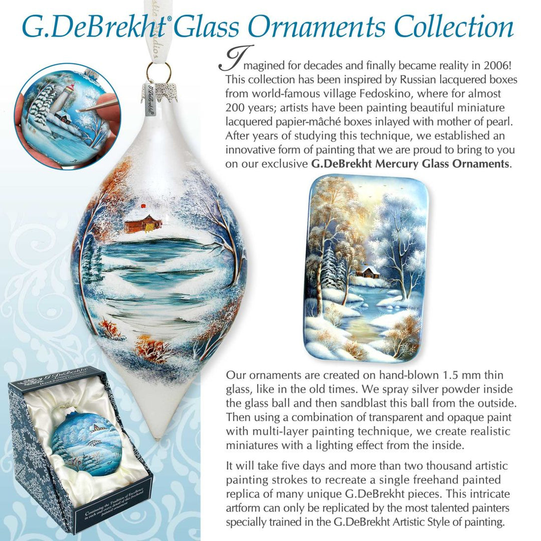 Kitty Cats Love Heart Glass Ornament by G. DeBrekht - Christmas Decor - 753-001