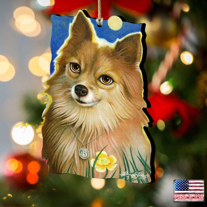 Ready When You Are Wooden Ornaments by Laura Seeley - Pets Dog and Cats Decor - 8511018-LS