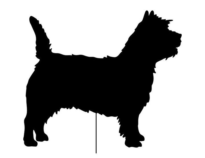 Cairn Terrier Garden Stake or Wall Hanging