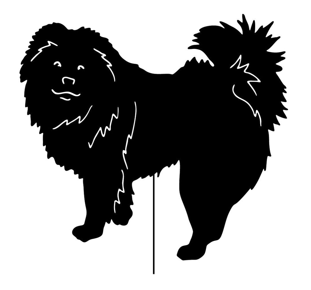 Chow Chow Dog Garden Stake or Wall Hanging (style 2)
